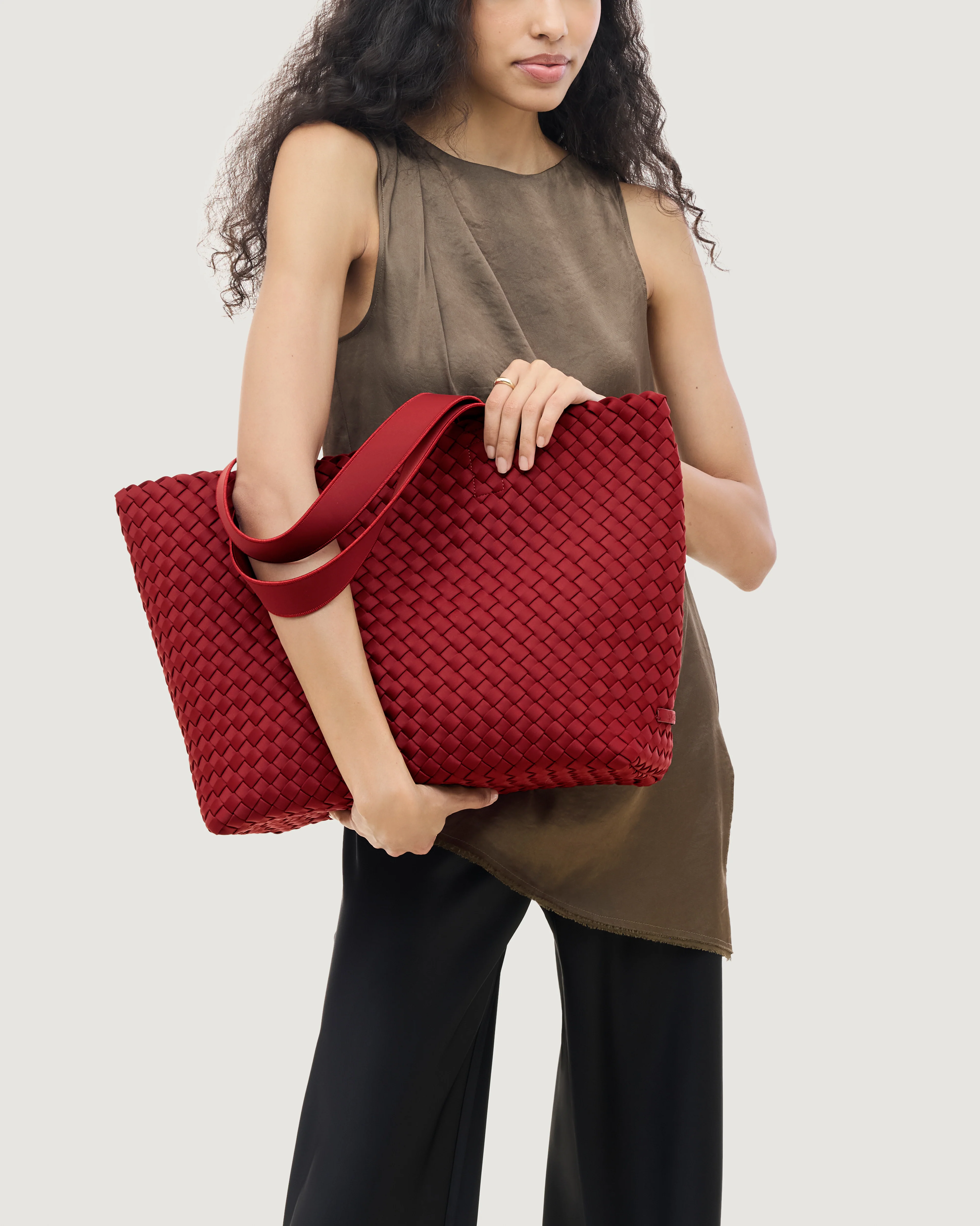 Como Medium Tote | Rosso - Image 4