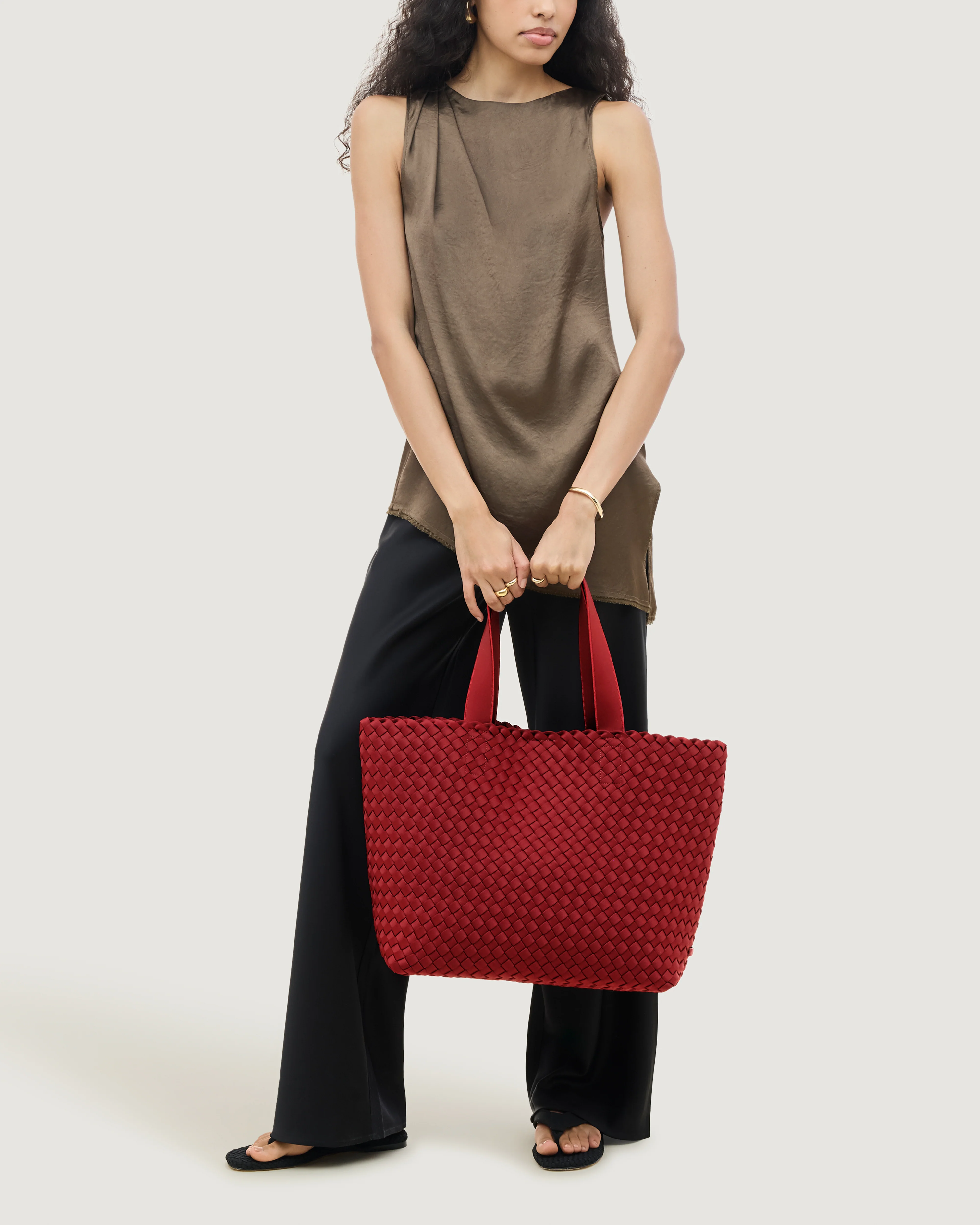Como Medium Tote | Rosso - Image 5