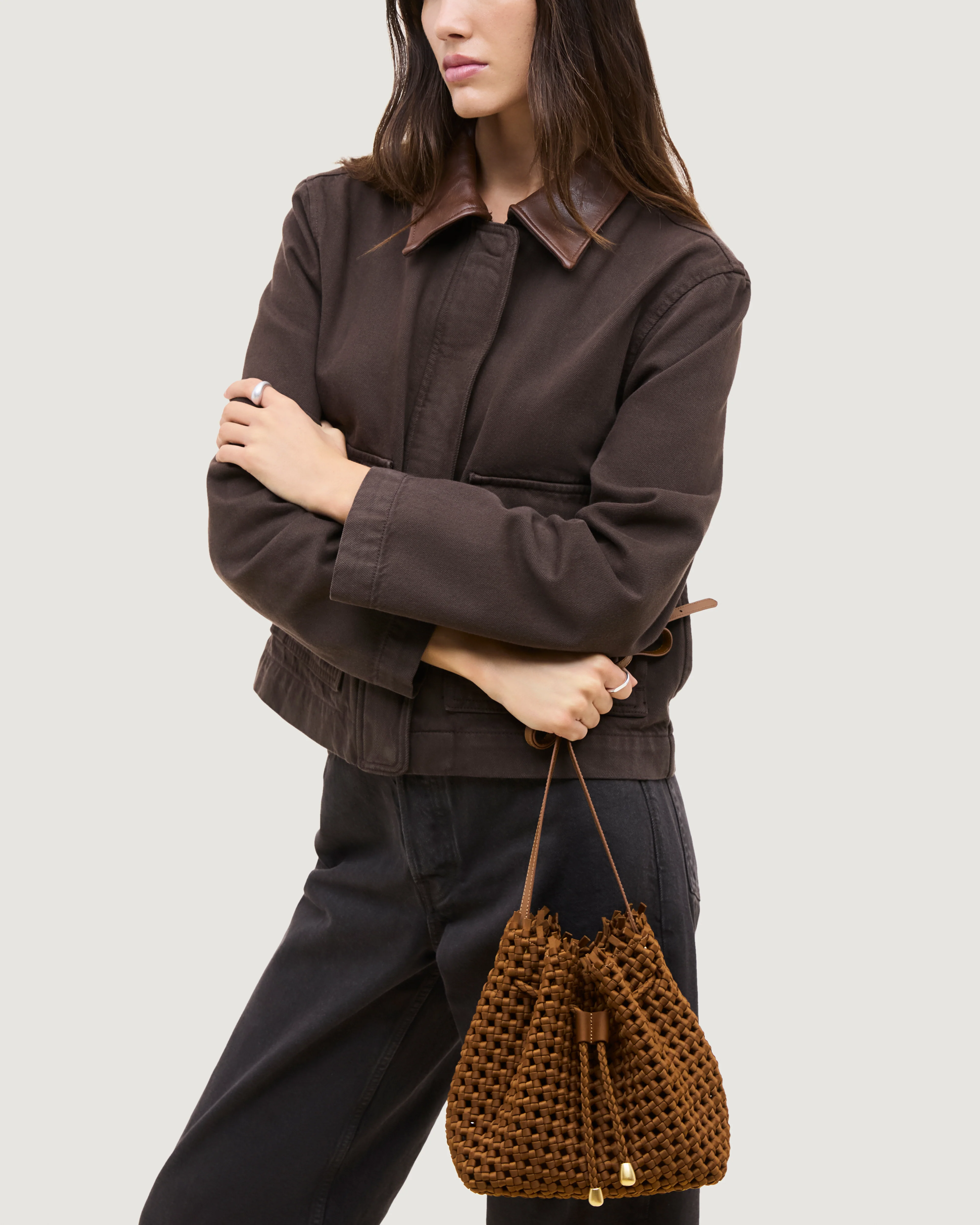Mallorca Bucket Open Weave | Teak - Image 5