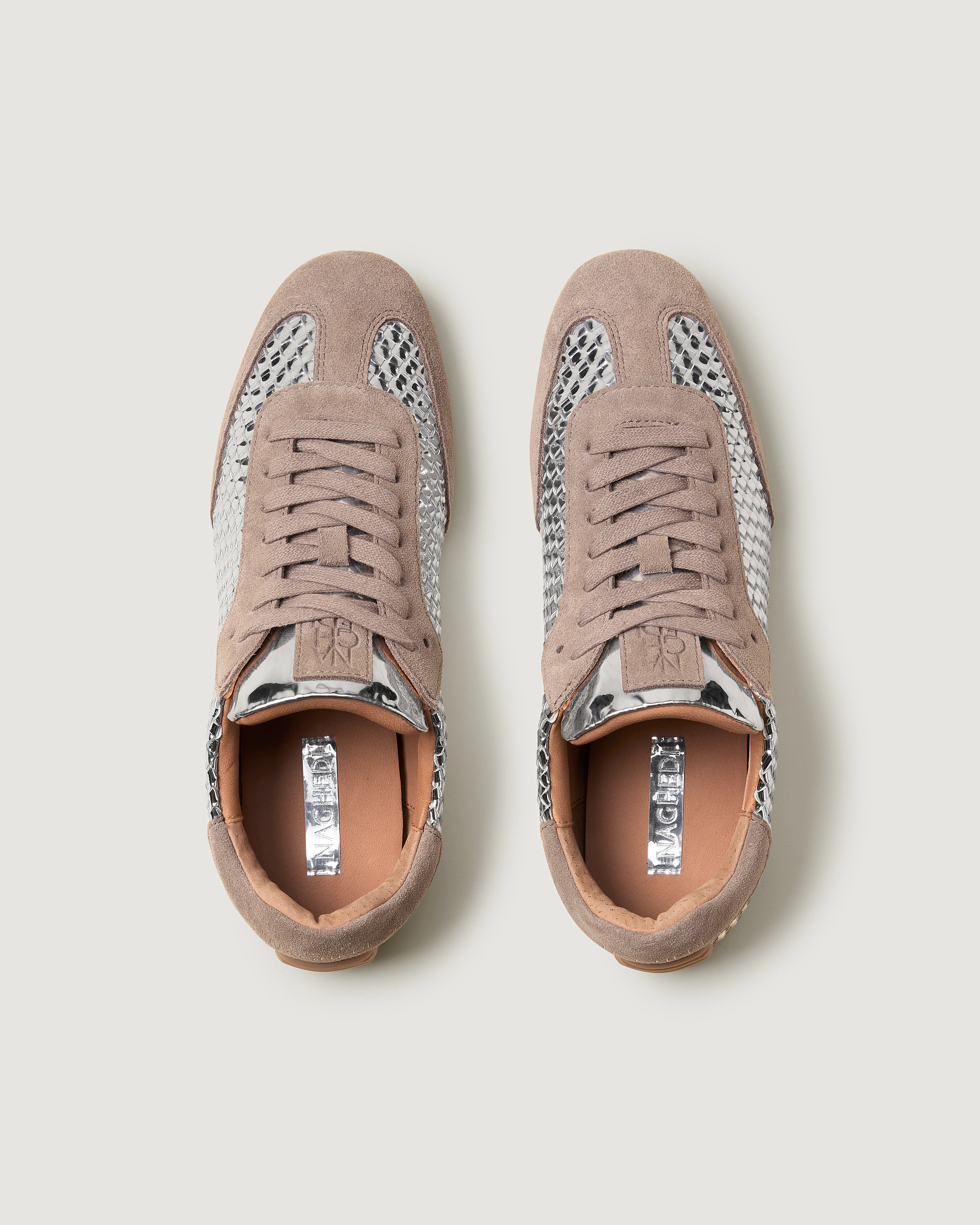 Milan Sneaker Metallic | Silver - Image 3