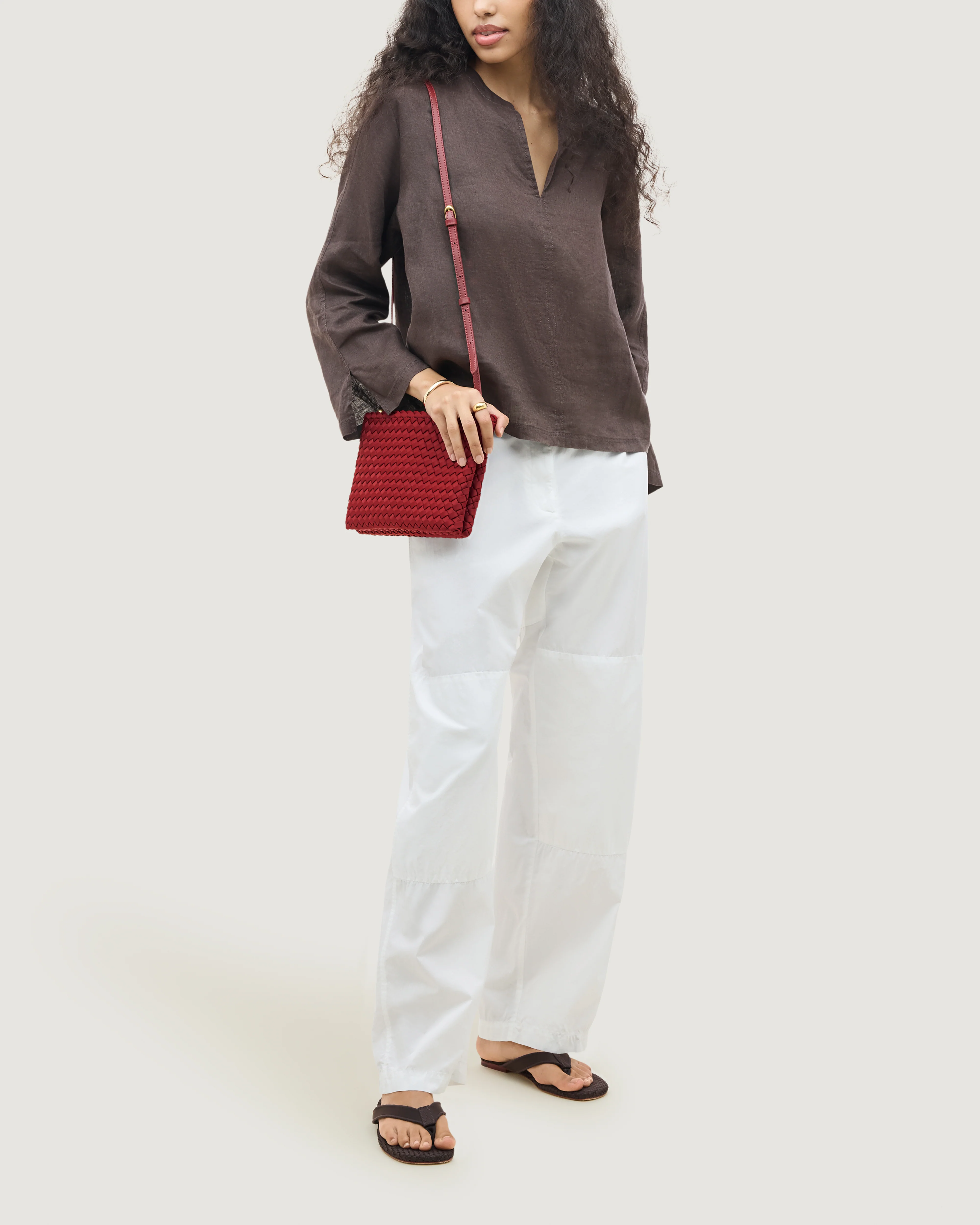 Soho Envelope Crossbody | Rosso - Image 6