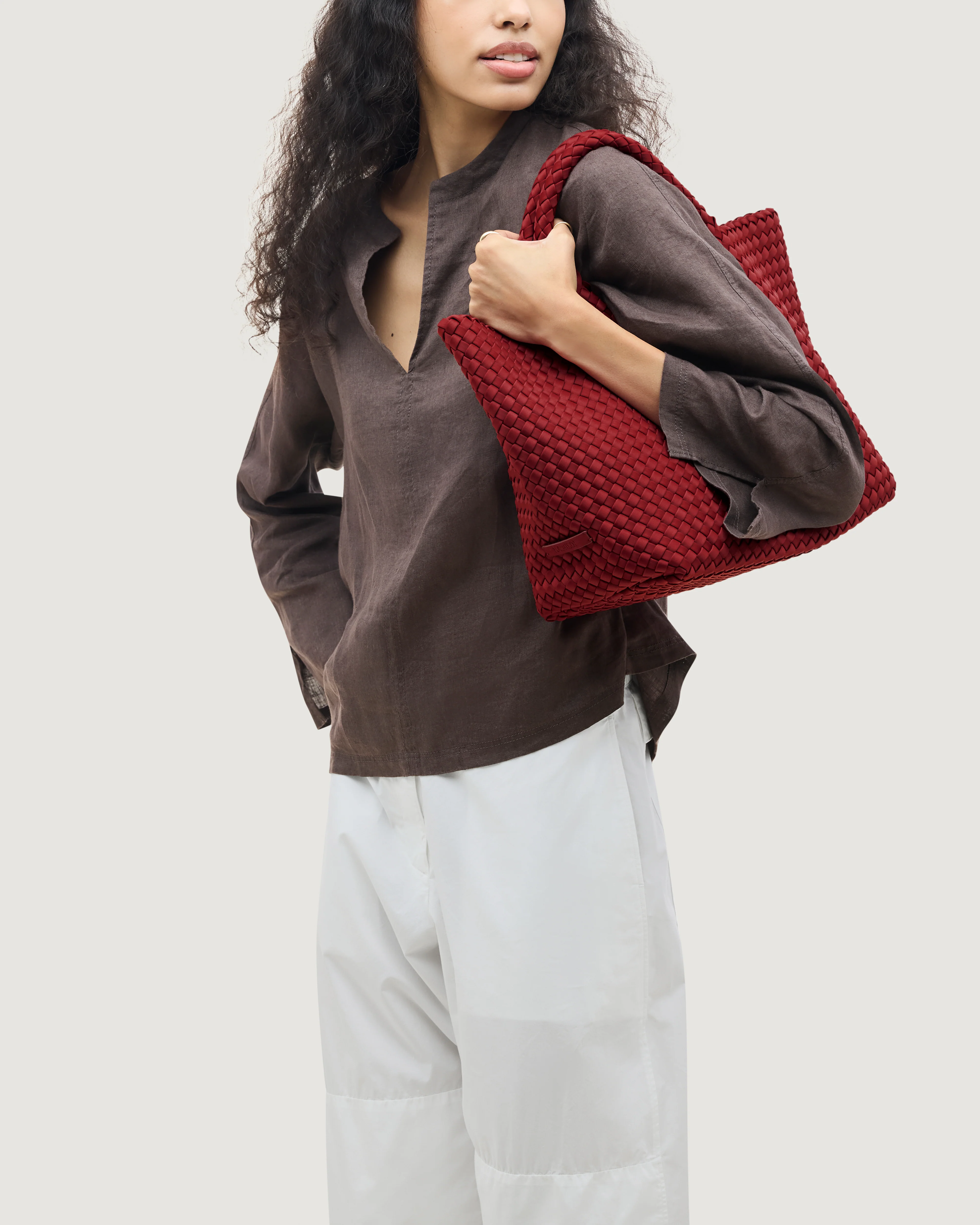 St. Barths Medium Tote | Rosso - Image 5
