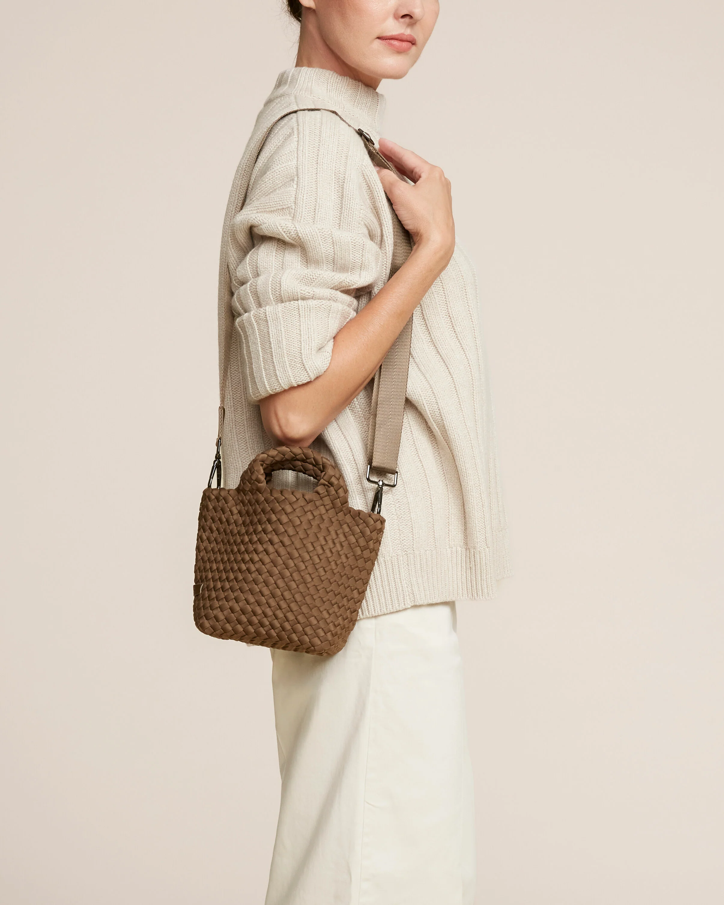St. Barths Petit Tote | Mink - Image 5