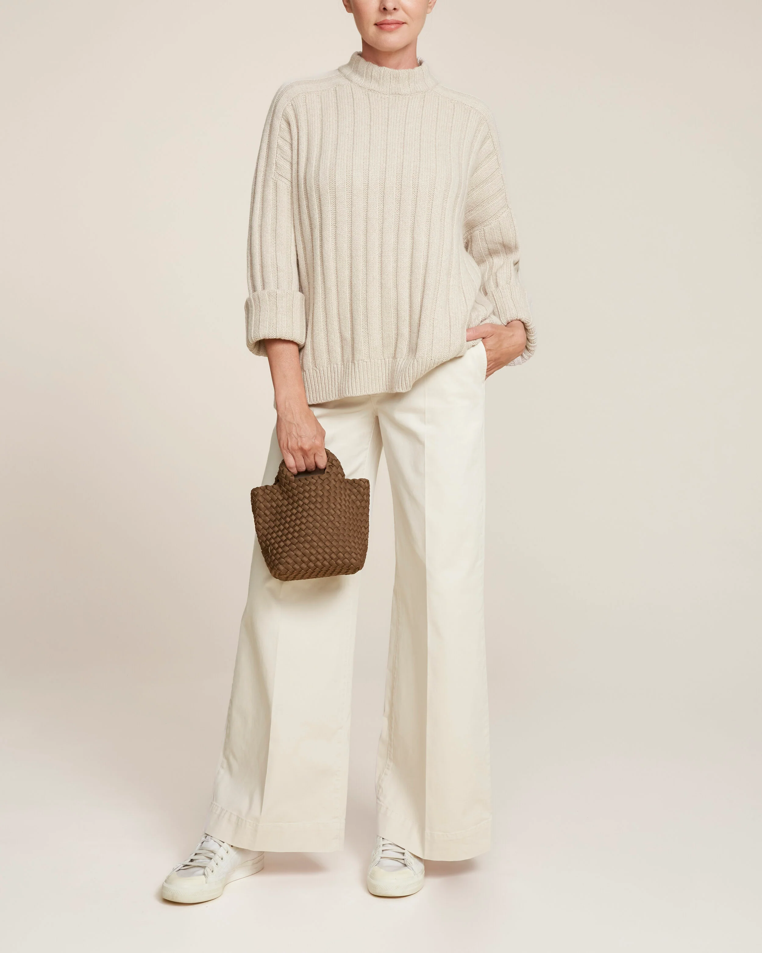St. Barths Petit Tote | Mink - Image 6