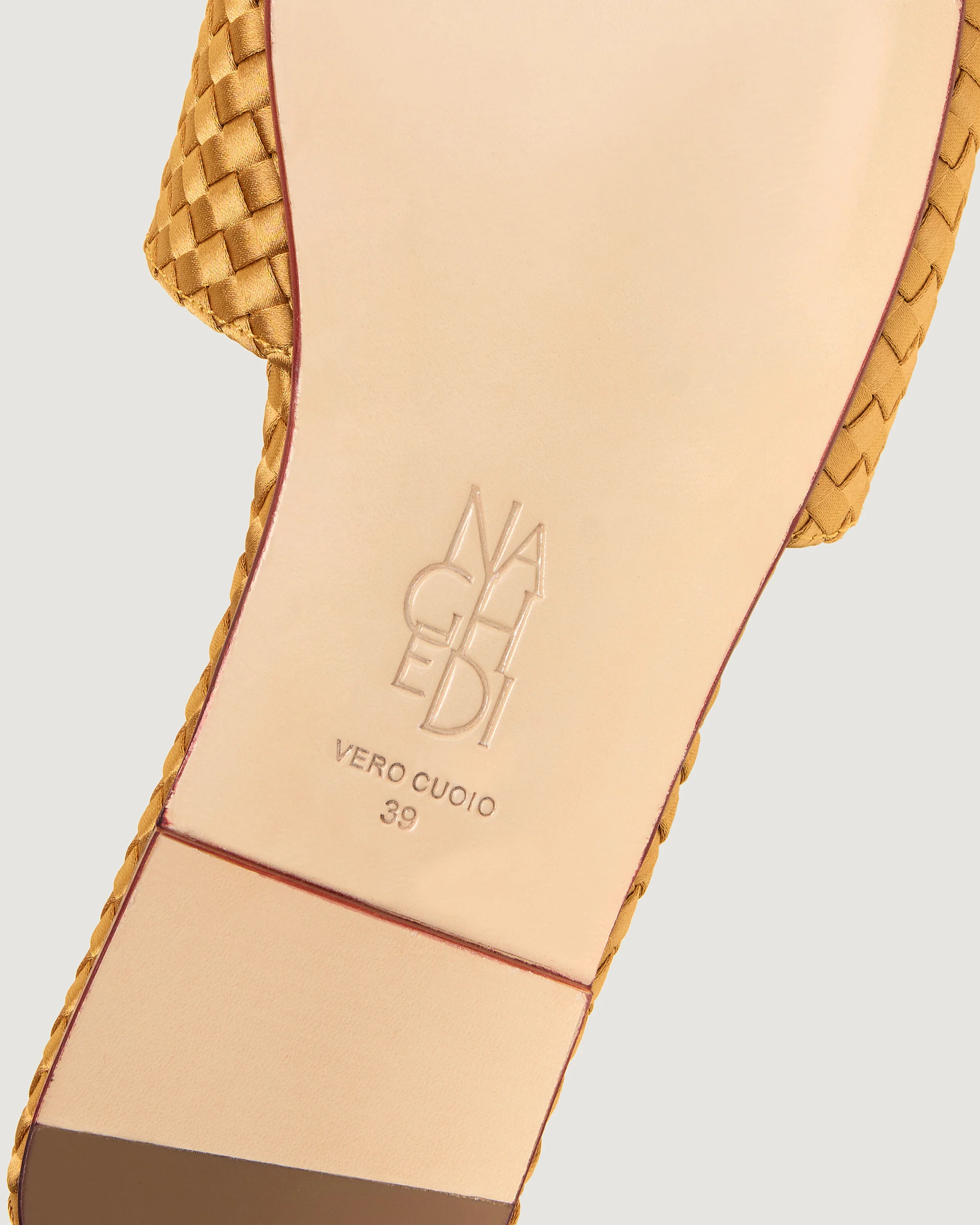 St. Barths Slide Satin | Ore - Image 4