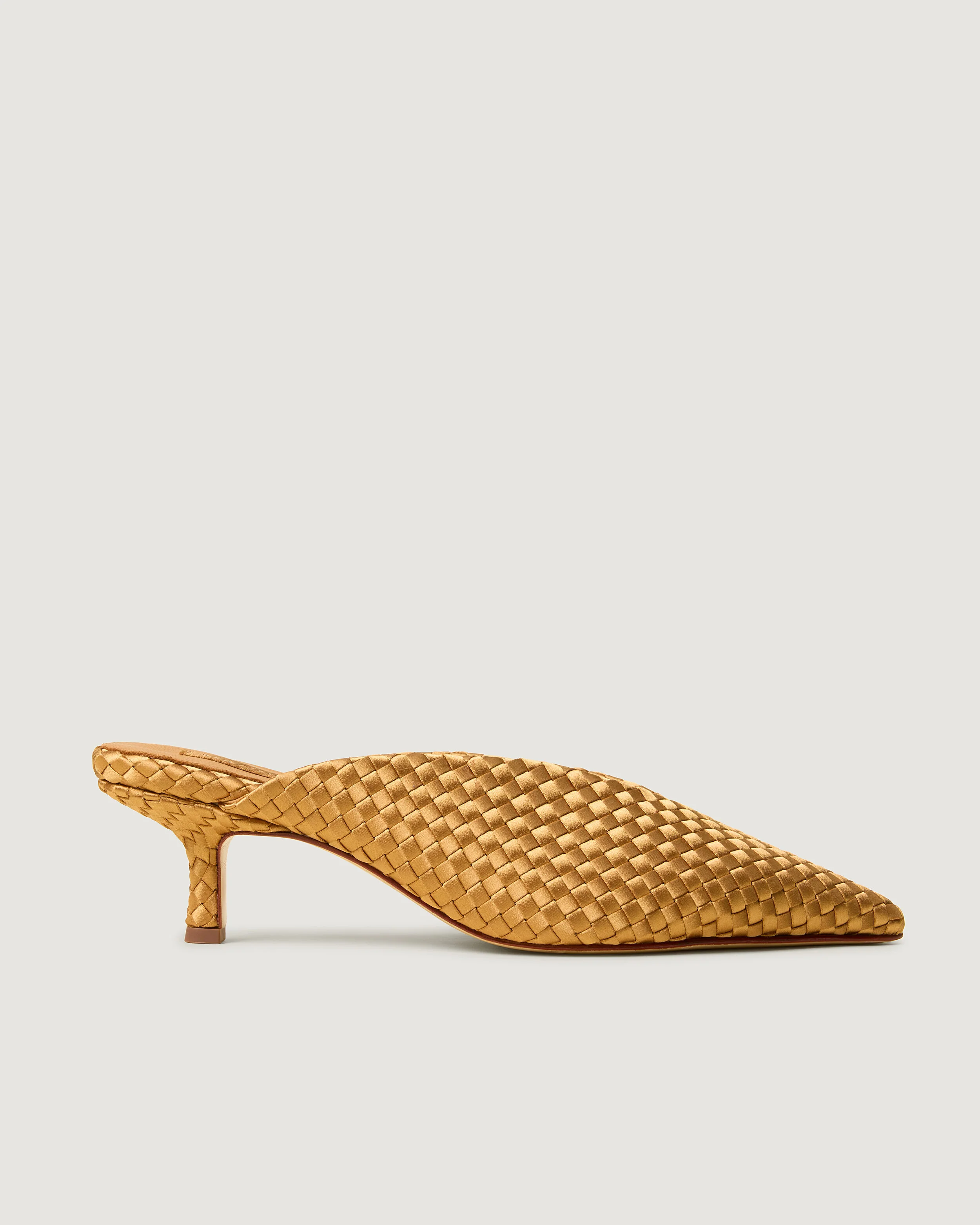 Strada Kitten Heel Satin | Ore