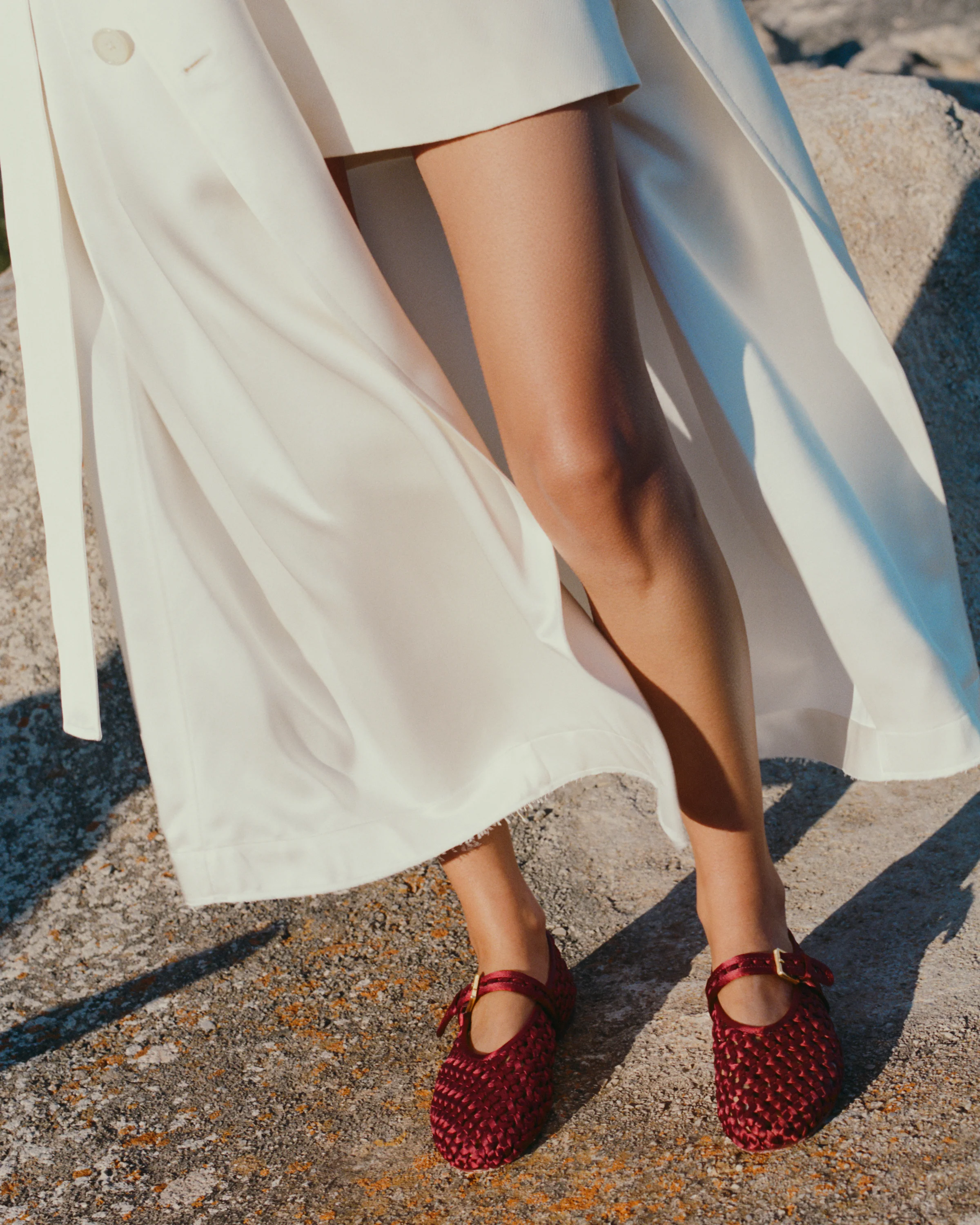 Sydney Mary Jane Satin | Garnet - Image 4